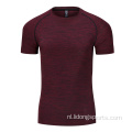 Groothandel volwassen fitness Sport Men T-shirt met korte mouwen